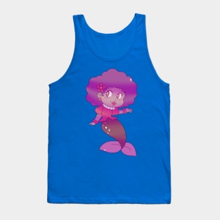 Little Purple Mermaid Tank Top